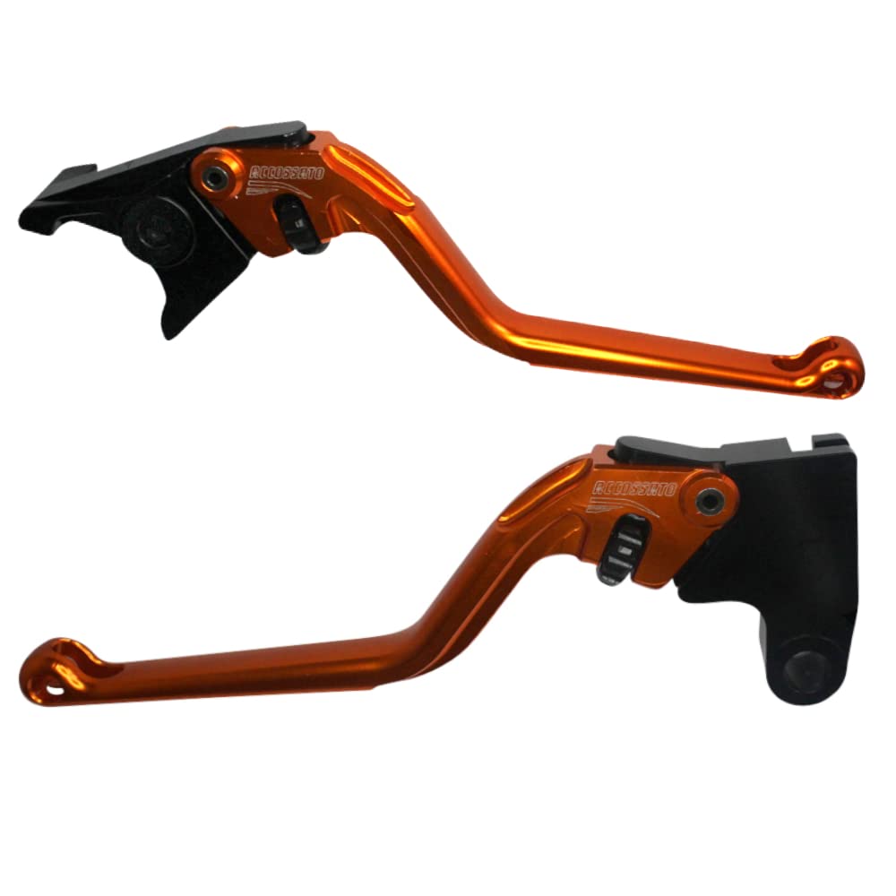 Palancas naranjas Accossato repuesto manetas Triumph Rocket III Classic 2007-2010