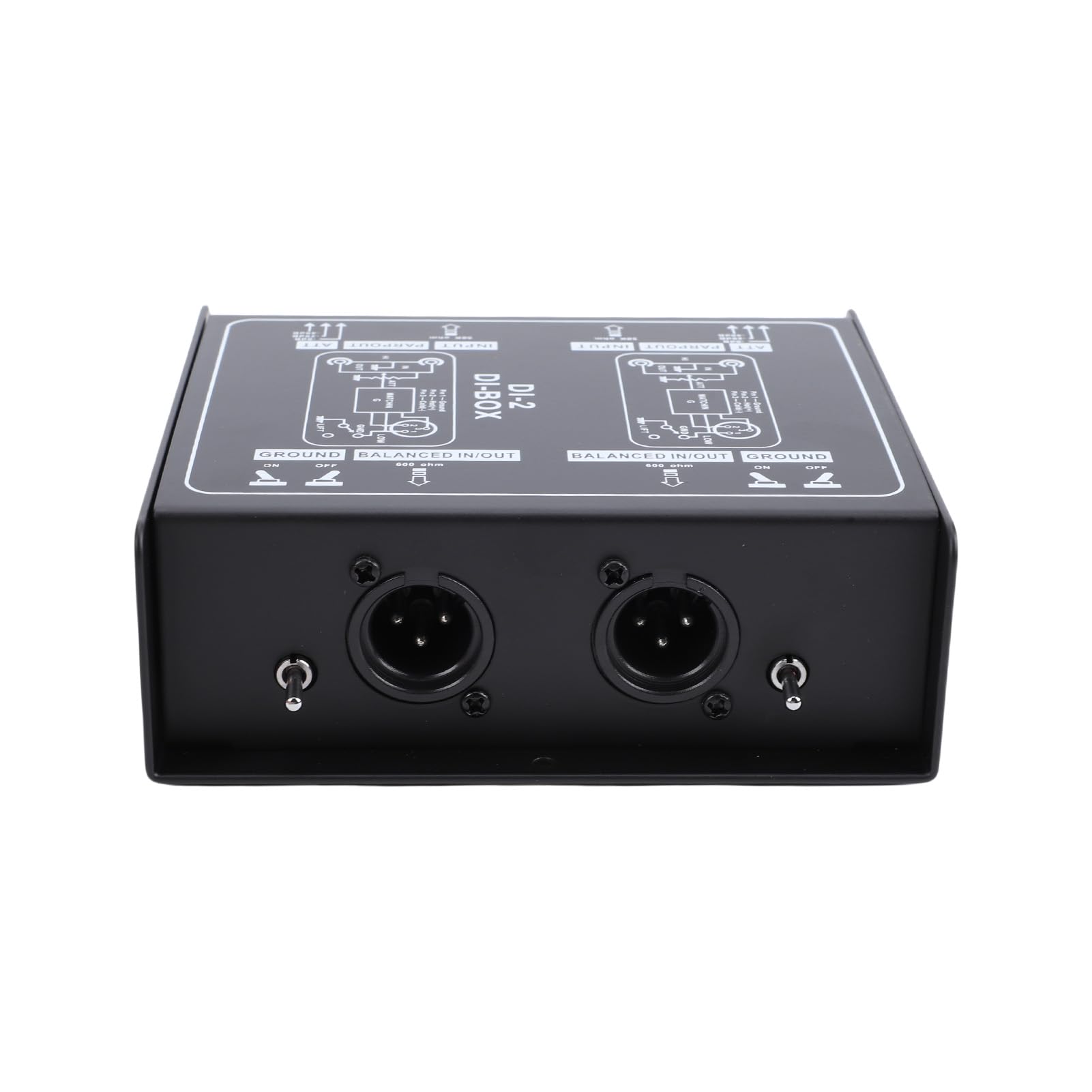 Mingzhe Passive DI Box for Guitar and Bass with Noise Reduction for
