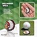Golf Ball Stamp, Indian Chief Ball Marker, Quick-Dry Waterproof Self-Inking Stamper Marker, Reusable Marking Tool to Identify Golf Balls, Ideal Gift for Golfers, Dads, Father’s Day, Retirement