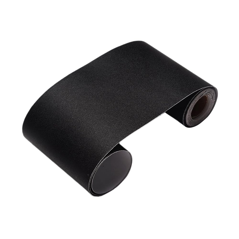 SEIWEI Self Adhesive Film Waterproof Marble Wallpaper Home Decoration Tile Sticker for Bathroom, Kitchen, Toilet, Bedroom (Black)