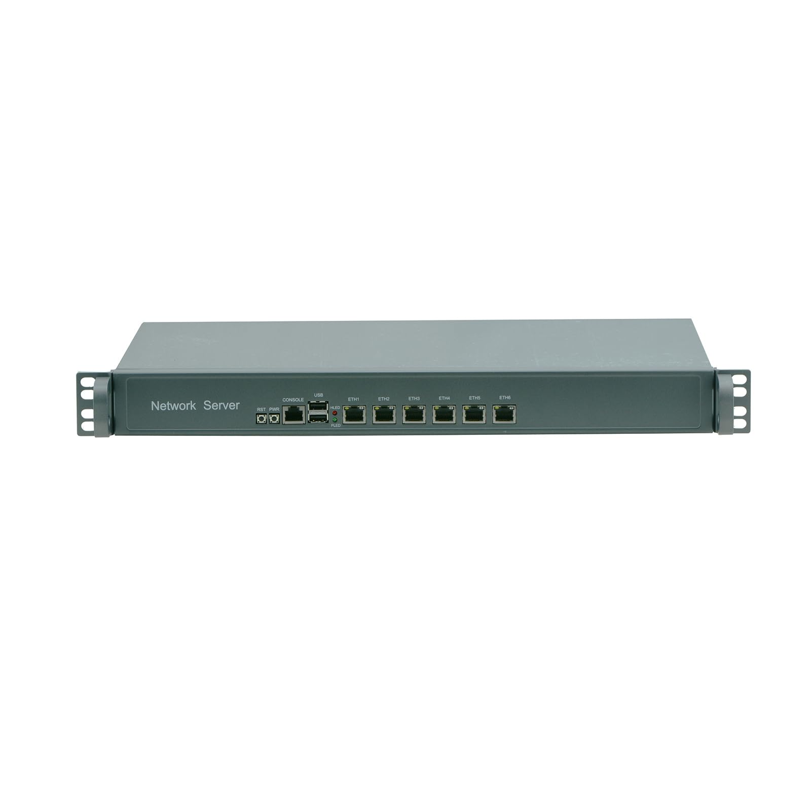 1U Rackmount Firewall Hardware Celeron J4125, PFSense, Mikrotik, OPNsense, VPN, Network Security Appliance, Router PC, RZ08, 6 x 2.5GbE LAN, Console, 8G RAM, 64G SSD