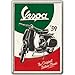 Produktbild Nostalgic-Art 10316 Retro Grußkarte Vespa Italian Classic, Geschenk-Idee für Roller-Fans, Blechpostkarte, Mini-Blechschild im Vintage-Design, 10 x 14 cm