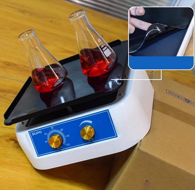 AC 100-240V Laboratory Rotary Oscillator, RPR Mixer Lab Multi-Purpose Horizontal Swing Shaker 50-210RPM Adjustable Speed Load 8KG