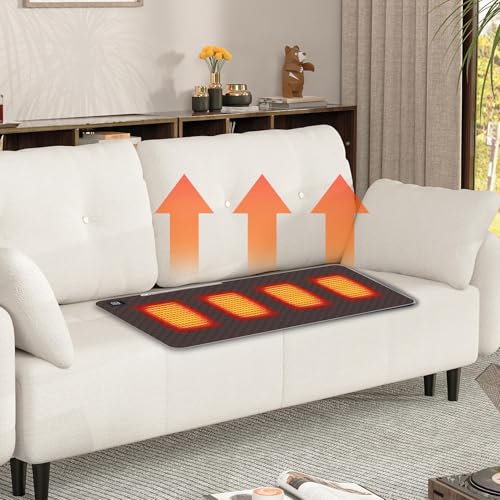 Coussin de siège chauffant nomade pour éviter le froid au dos - 3