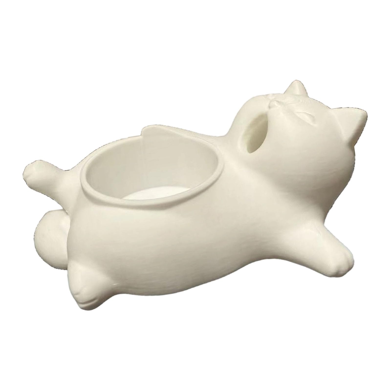 Shunzhong White Planter For Home Decor, Desktop Flower Vessel With Drainage Opening And Compact Display Scale Balance Animal Planter Desktop Holder Flower Vessel Small Plant Decor Tabletop Greenery Container Home