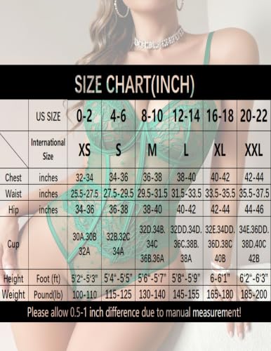  Women's Lingerie Sheer Lace Bodysuit  - image 6