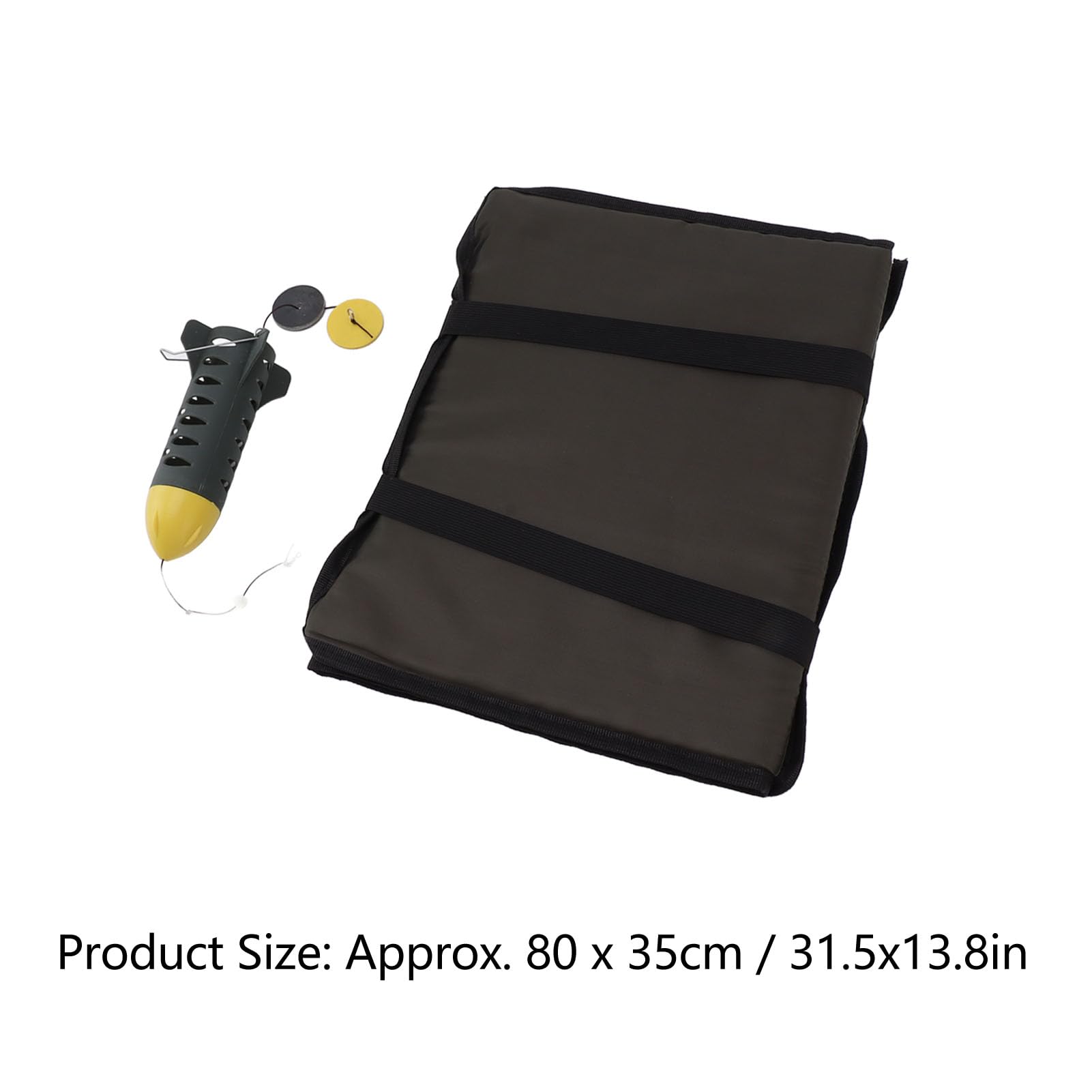 Yuecoom 3 Layers Fishing Unhooking, Pad Foldable Carp Landing Mat Comfortable Sponge Cushion for Fishing