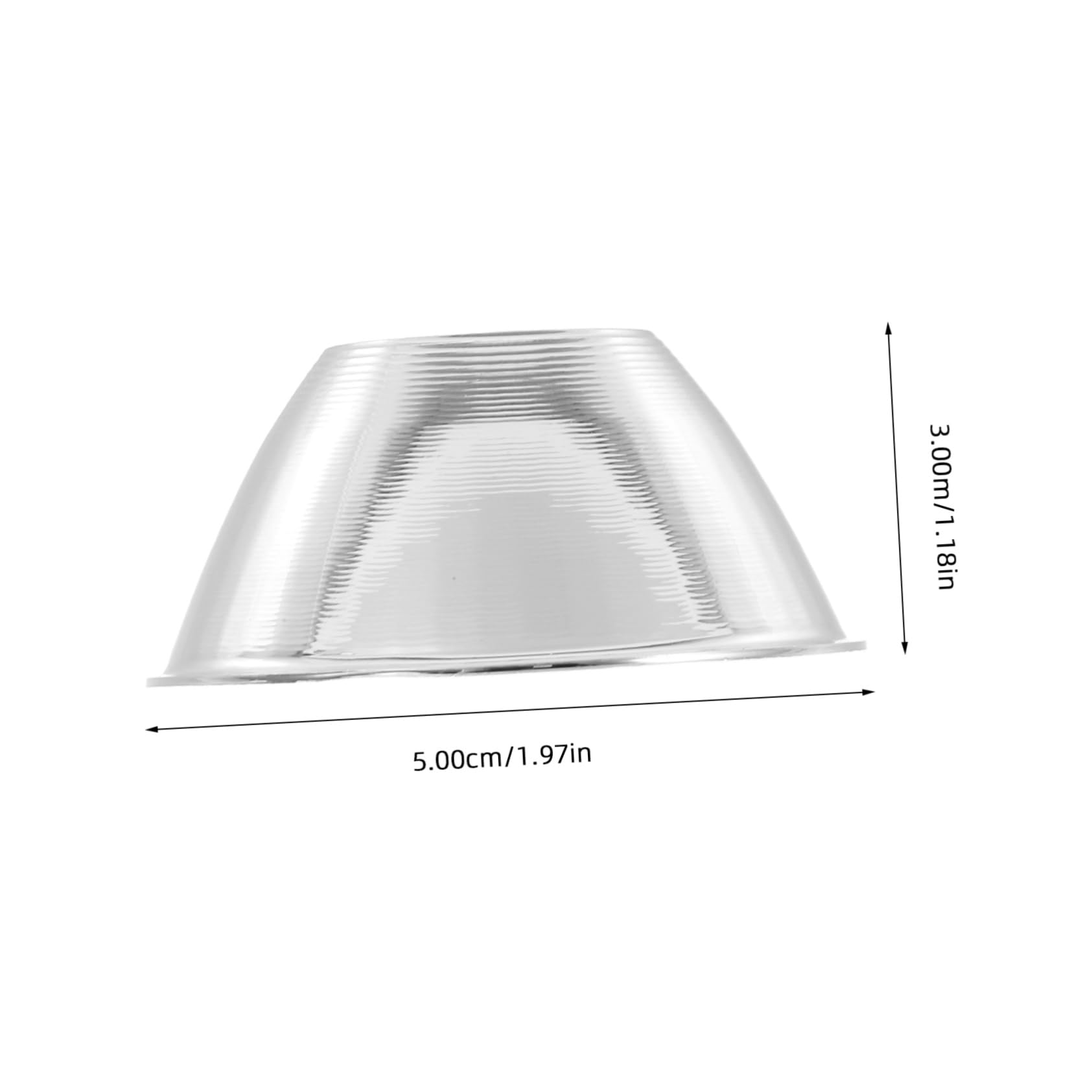 NAMOARLY Lighting Fixture Shade Cap 2 Reflectors for Flashlight Spotlight Lampshade Replacement Led Light Reflecting Cup Focused Illumination Glare