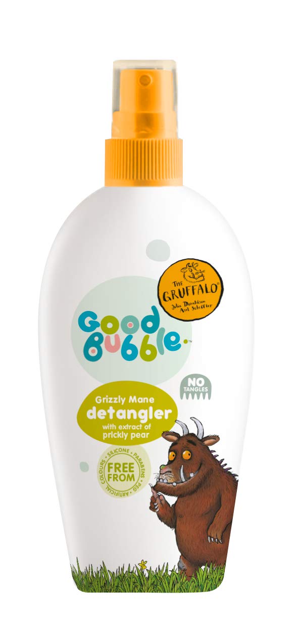 Good Bubble Gruffalo Hair Detangling Spray with Prickly Pear Extract - 150ml Silicone-Free Hair Detangler Spray for Knots & Tangles - Kids Detangler Spray with Tea Tree Oil 150ml