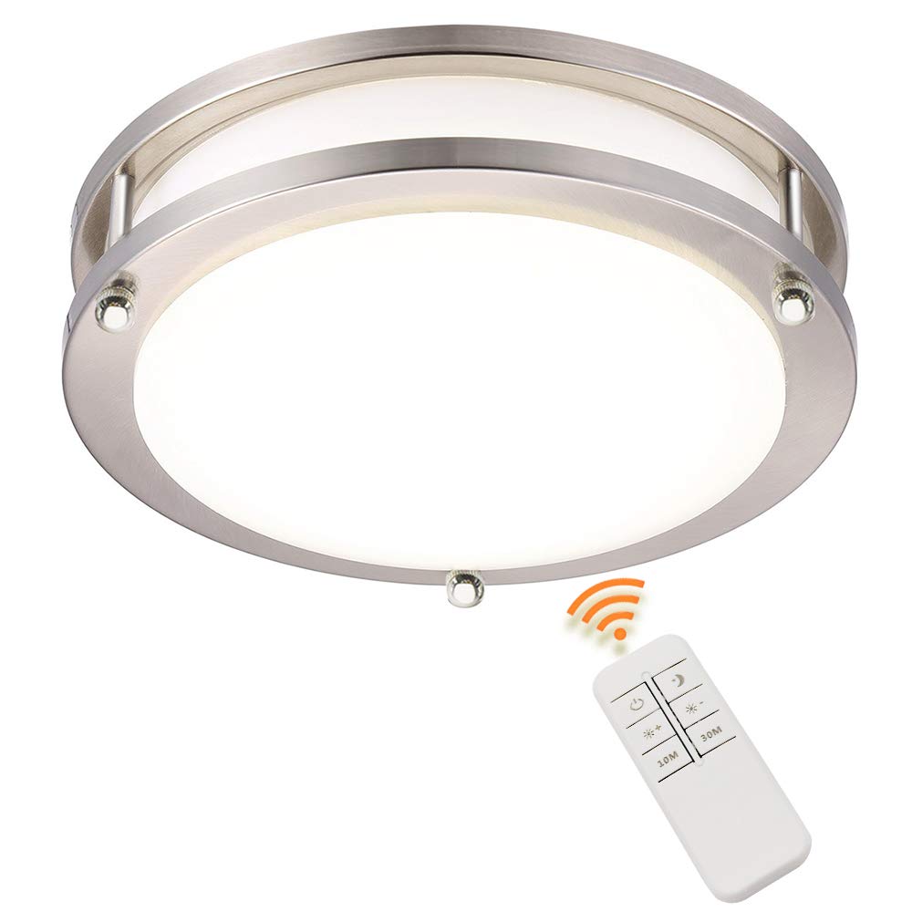 Romwish LED Ceiling Light Fixture, 10 Inch, 17W(120W Equivalent