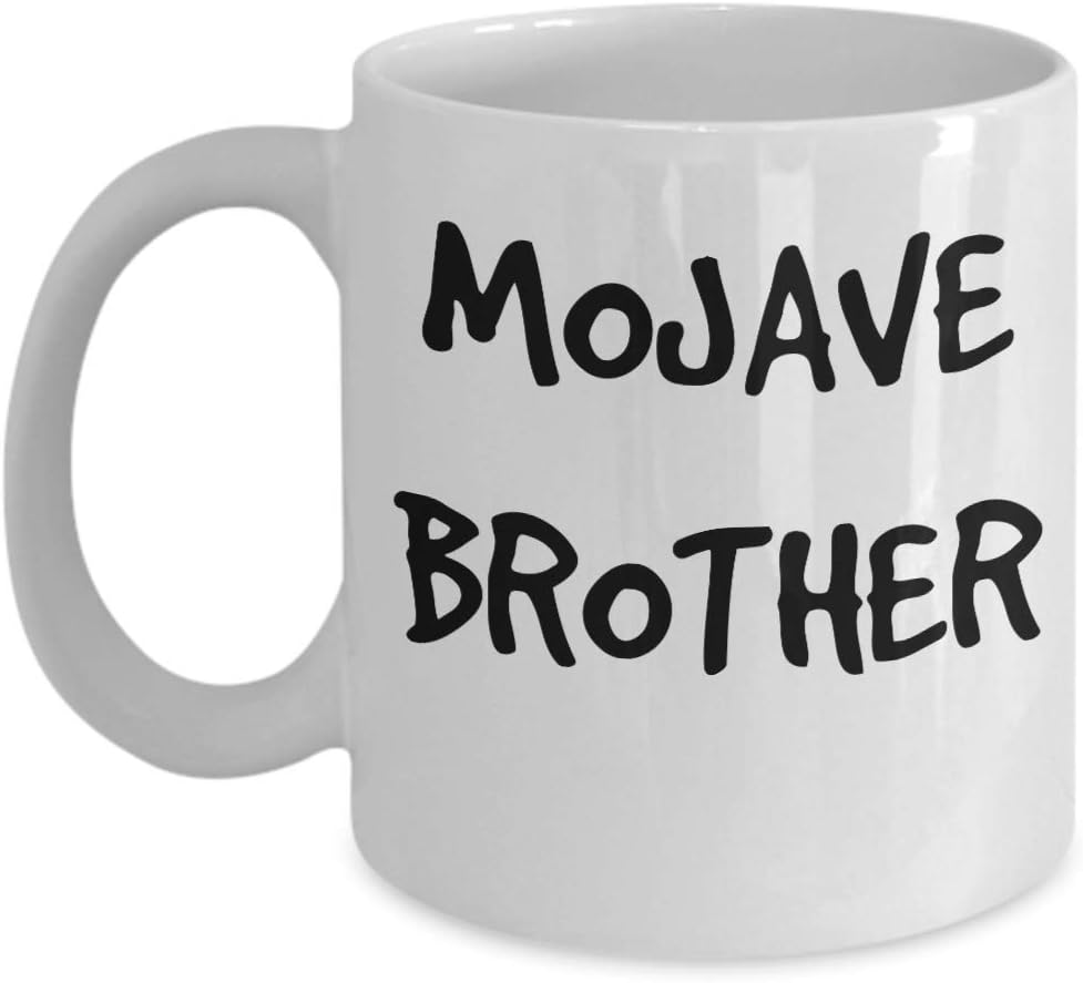 Mojave Brother Mug - White 11oz 15oz Ceramic Tea Coffee Cup - Perfect For Travel And Gifts