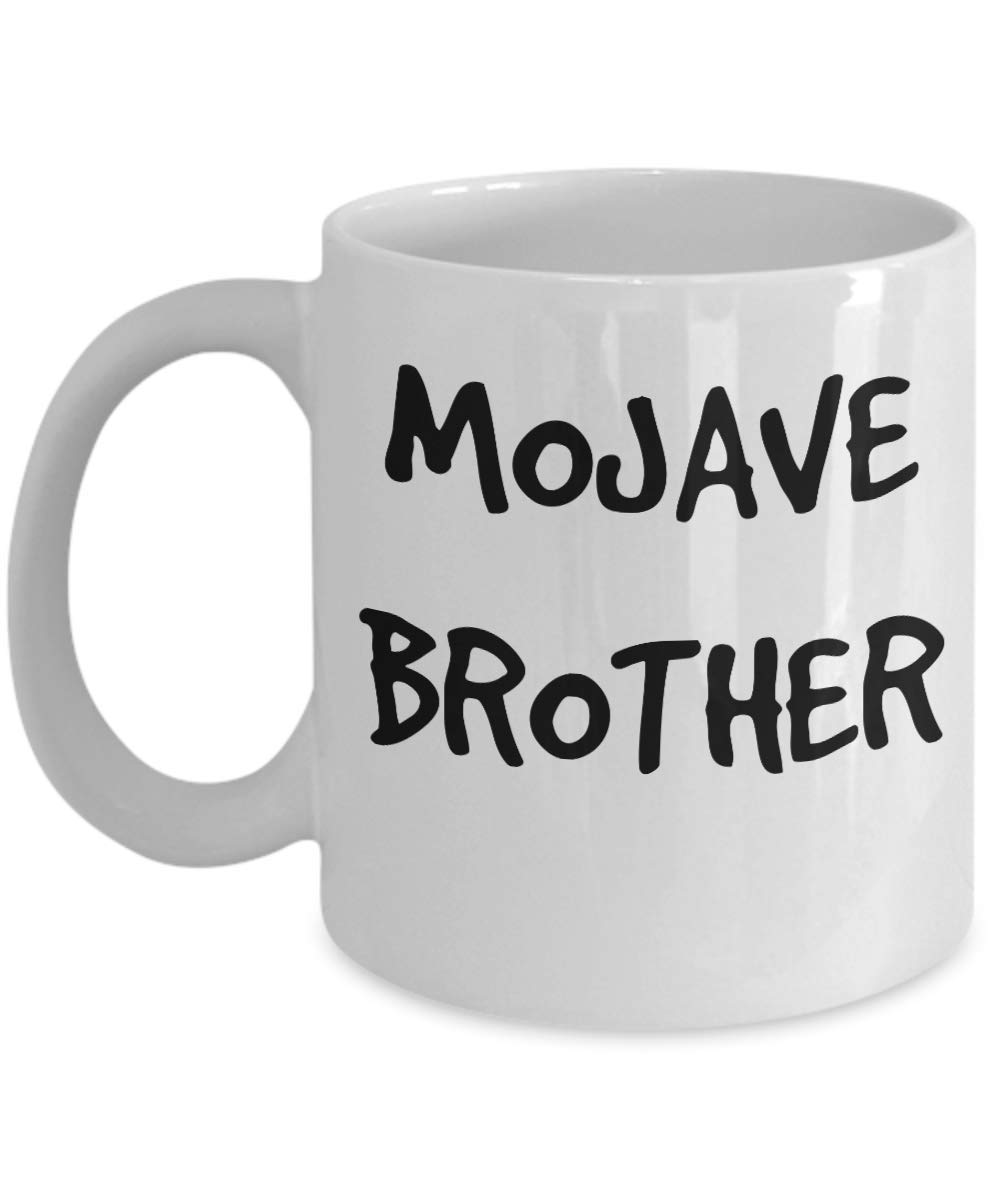 Mojave Brother Mug - White 11oz 15oz Ceramic Tea Coffee Cup - Perfect For Travel And Gifts