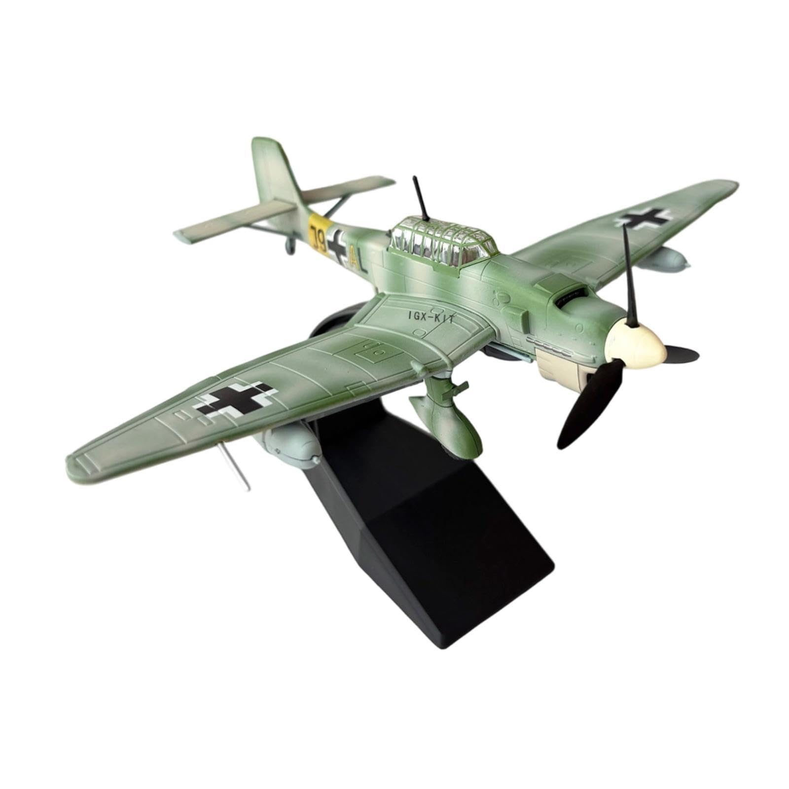 Modellino di Aereo da Caccia in 1/72, assemblaggio Realistico, Giocattolo da Costruire per la Camera da Letto, la mensola, e, Style B