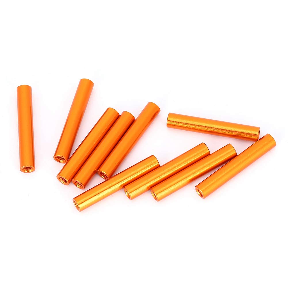 Lot De 10 Entretoises Aluminium Hexagonales M3x30mm Rouge Pour Drone FPV Quadcopter - Neuf