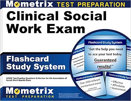 Clinical Social Work Exam Flashcard Study System: ASWB Test Practice Questions & Review for the Association of Social Work Boards Exam (Cards) book cover