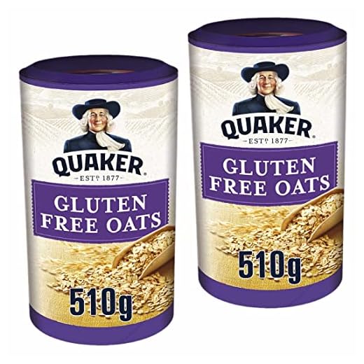 Set Cleverry con Quaker Oats Gluten Free 2 x 510g, Avena integral sin Gluten