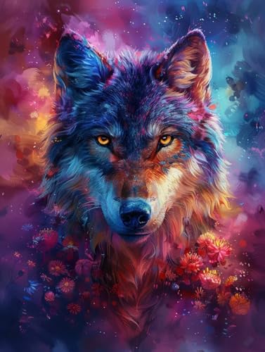 DIY Painting Numéro d'Art Kits Loup | Éveillez l'Artiste qui Sommeille en Vous