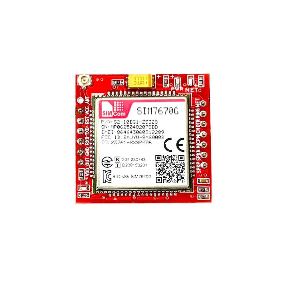 SIM7670G-LNGV SIMCom 4G/LTE Cat 1 Global Module- BREAKOUT BOARD
