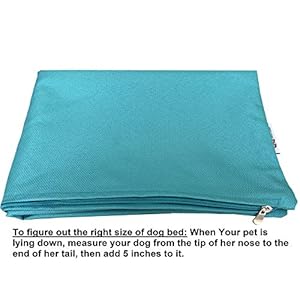 Do-It-Yourself-DIY-Pet-Bed-Pillow-Duvet-Waterproof-Cover-for-Dog-or-Cat-in-Medium-37X29-Vibrant-Peacock-Blue-Color-Cover-only - Cucciolini Doodles   Do-It-Yourself-DIY-Pet-Bed-Pillow-Duvet-Waterproof-Cover-for-Dog-or-Cat-in-Medium-37X29-Vibrant-Peacock-Blue-Color-Cover-only