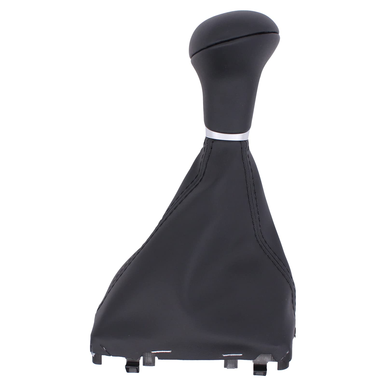 Doo Engy Leder Schaltknauf Schaltknäufe Automatik Schaltsack Staubschutz Gangwahlhebel Schaltknüppel schwarz für A3 8P A4 B8 A5 8T A6 C6 4f Q5 8R