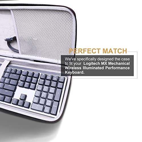 Ltgem Hard Case Replacement For Logitech Mx Mechanical Wireless Illuminated Performance Keyboard,Computer Keyboard Protective Carrying Case For Travel And Home Storage #TOP6