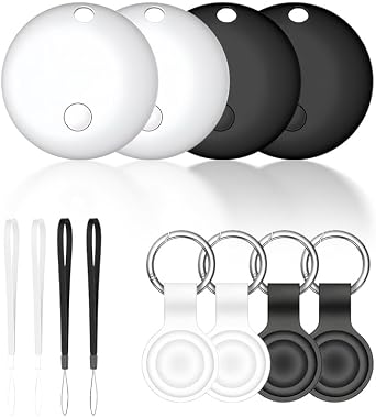 Tracker Tags, 4 Pack Work with Find MyiOS