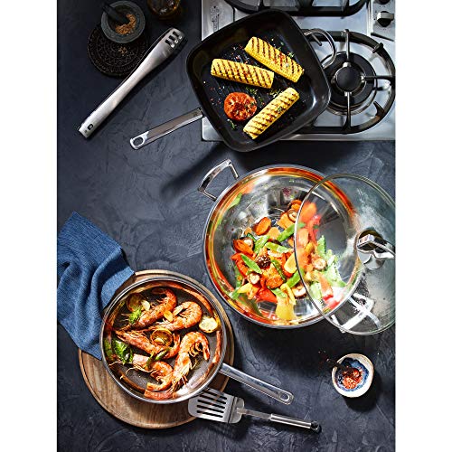 WMF Wok 36 cm 2 piezas acero inoxidable miniatura 4