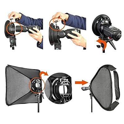 Godox 31x31inch 80x80cm Foldable Softbox Diffuser with S-Type Bracket for V1, AD200Pro, AD400Pro, TT350, V860II Series