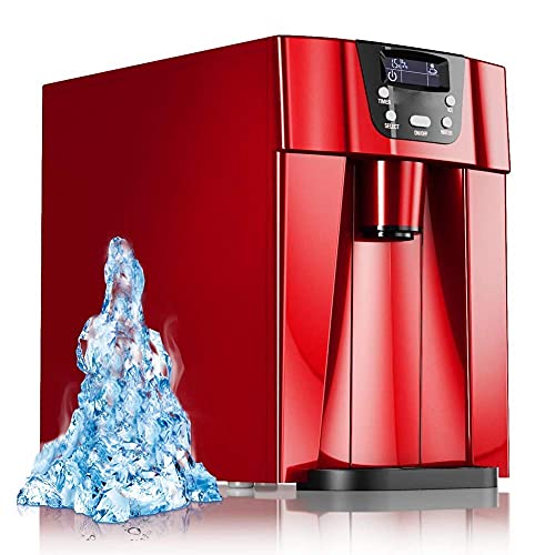 Stainless Steel 220V Ice Making Machine Countertop Ice Cube Maker Machine Compact Clear for Kitchen Home