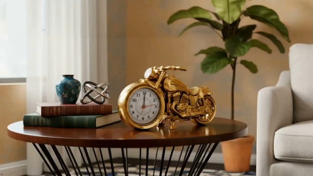 Buy Xtore Mini Motorcycle Bike Alarm Desk Shelf Clock, Unique Gift