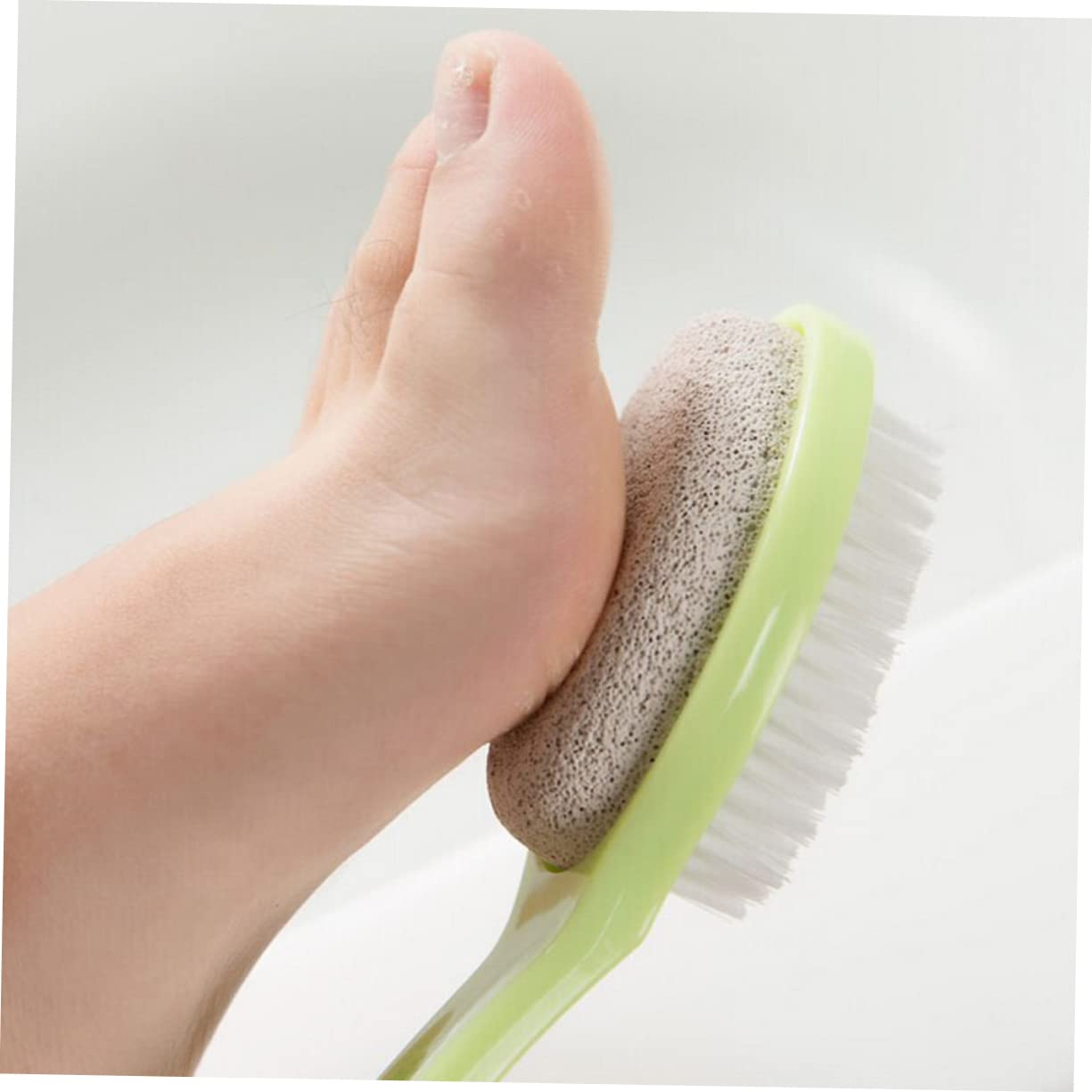 Gogogmee Foot Stone Brush for Exfoliating Foot Brush Pumice Massage Tool Random Color