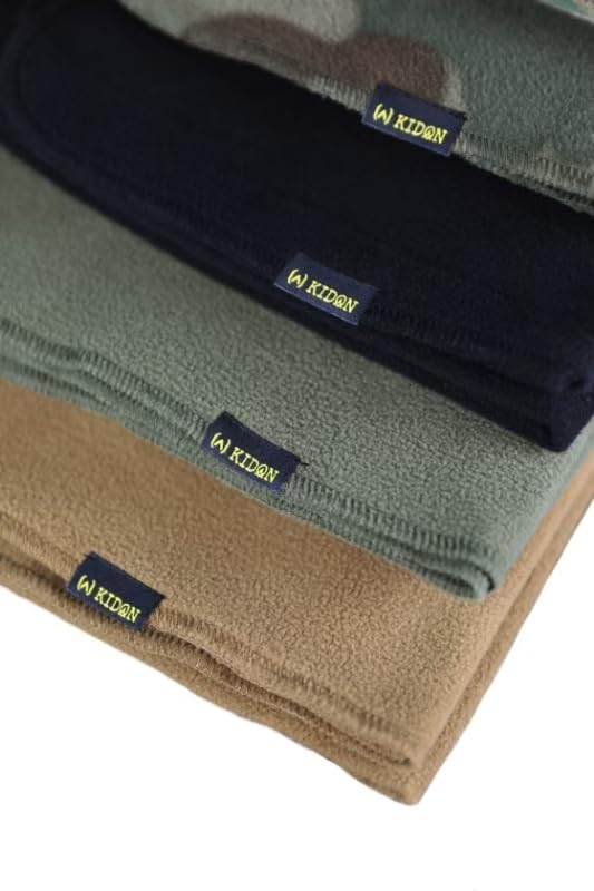 Multi-Functional Cashmere-Like Soft Double-Sided Thermal Fleece Scarf-Winter Neck Warmer, Shawl & Backpack Cushion Layer(Unisex, Black,185x40cm2