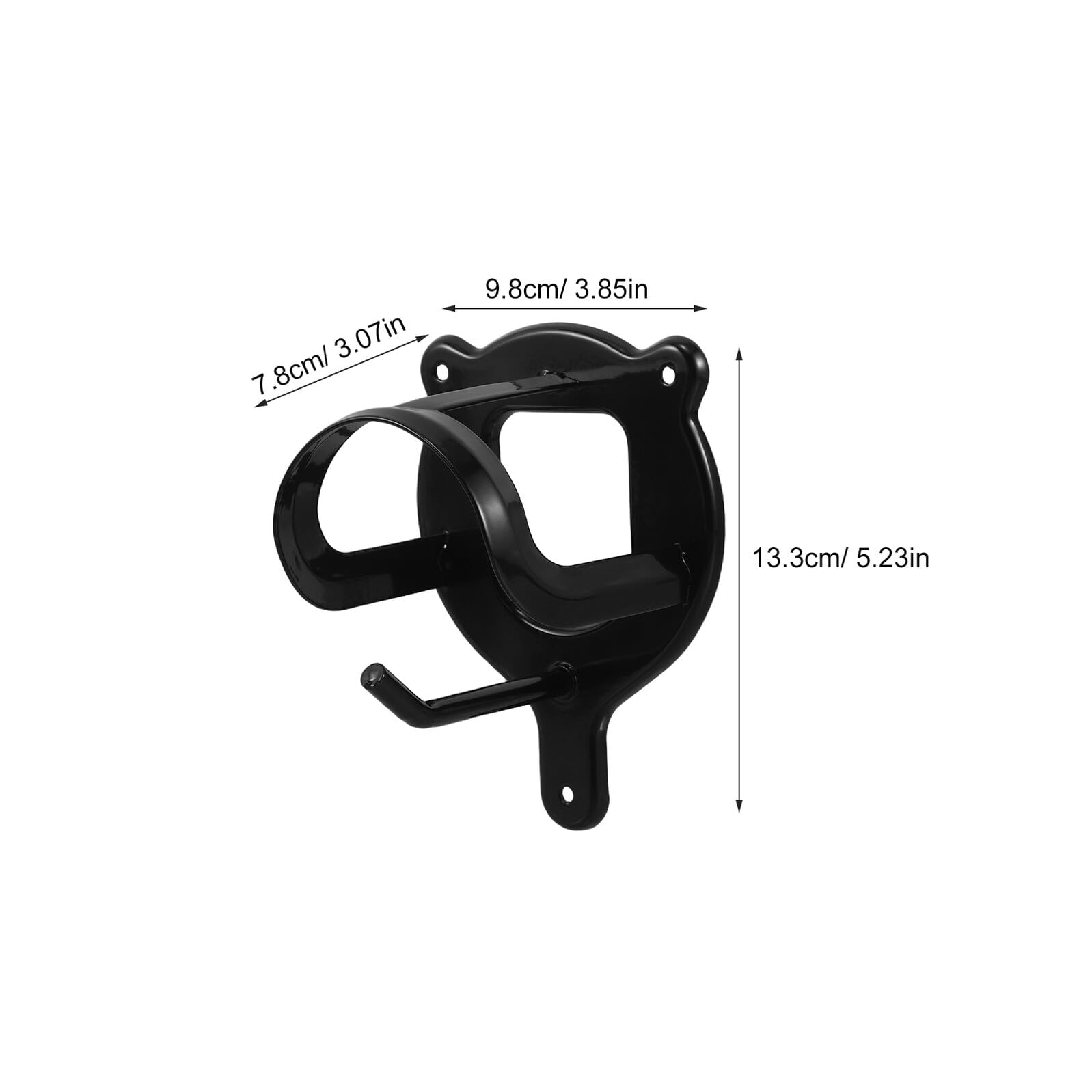TOYANDONA Set 3 Ganci da Parete per Stalla in Metallo Resistente alle Intemperie Supporto per Briglie e Cavezze con Rivestimento Protettivo Organizer per Accessori Equini e Attrezzature