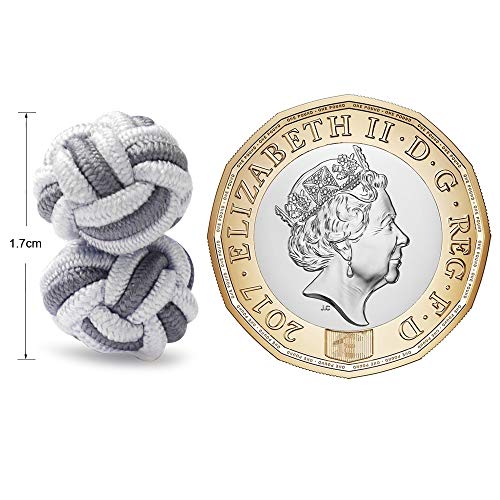 HONEY BEAR Manchetknopen, zijden strik, stof, voor dames/heren/hemd/jurk, rond, voor huwelijkscadeau, zakelijk - Image 4