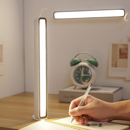 Barra de luz de escritorio 4400mAh LED barra de luz magnética 3 modos de color sin escalones regulable recargable debajo del escritorio luz para