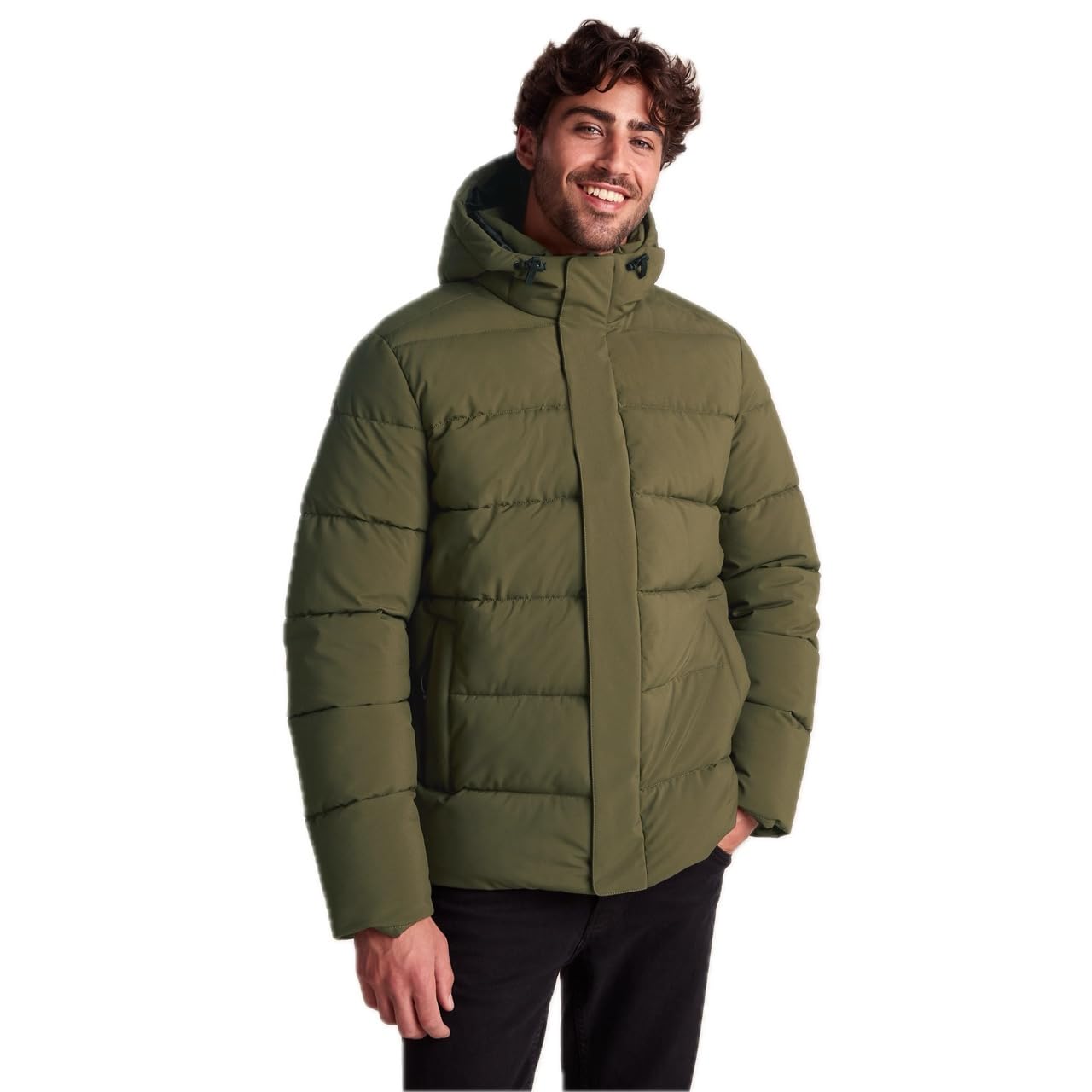 TOG24 Men's Padded Jacket - Khaki - Size L