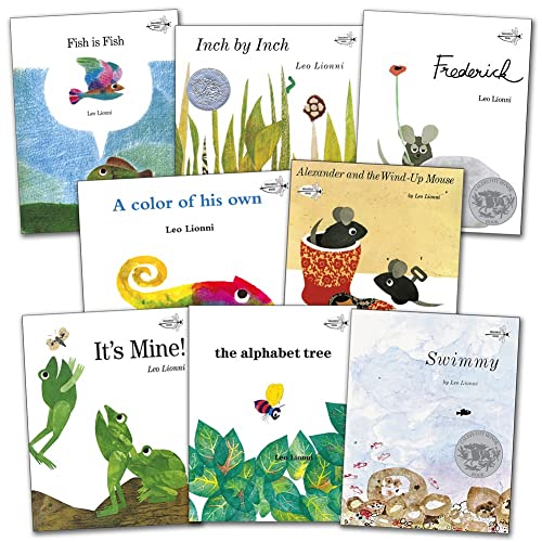 Image of Kaplan Early Learning Leo Lionni Books - Set of 8 Imaginative Stories Providing a Lesson in Friendship and Acceptance