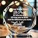 Thryonix Personalized Crystal Trophy Award – Custom Awards and Trophies for Employees, Coworkers, Boss – Retirement, Farewell, Appreciation, Recognition Gifts – Custom Plaques (Be Proud, 3.9
