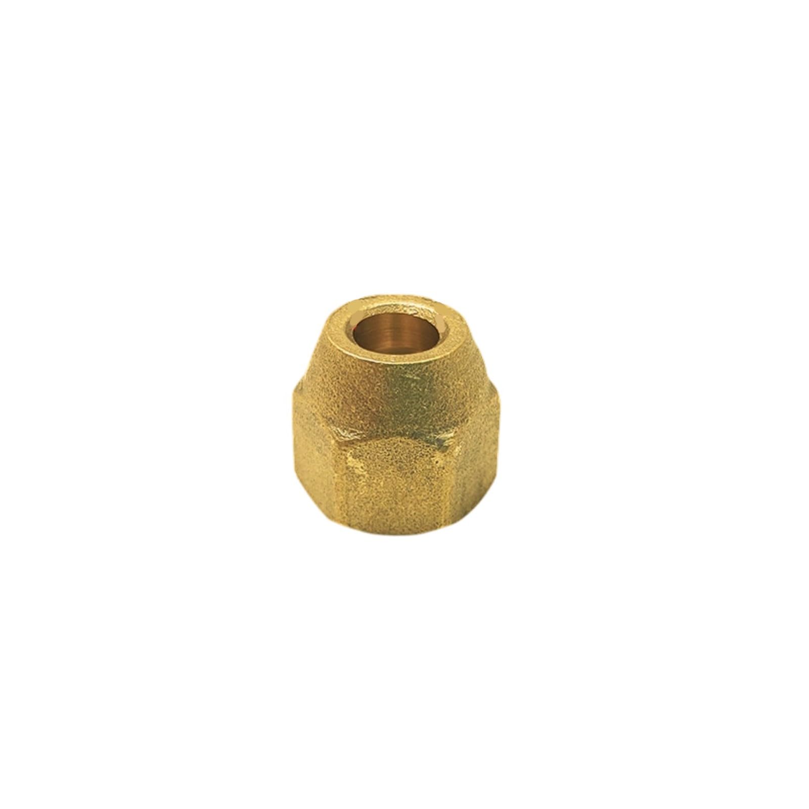 5pack Thick Walled Brasses Flares Caps for 45 Degree Flares Fittings and Durability Pipe Connection Brasses Connectors