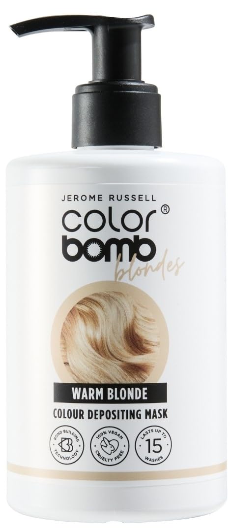 Jerome RussellColor Bomb Blondes - Warm Blonde Color Depositing Conditioning Mask, 300ml