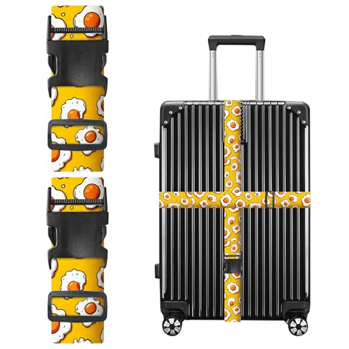 Image of Nuxovilar Luggage Straps Set for Suitcase 1.96x90.5in Polyester