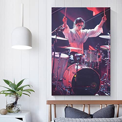 Maneskin Drummer Ethan Torchio Poster Decoratief Schilderij Canvas Muur Kunst Woonkamer Posters Slaapkamer Schilderij… - Image 6