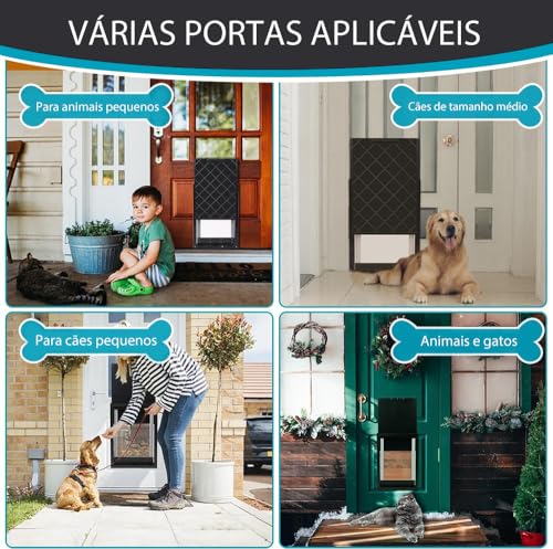 Portas Interiores para Gatos, Pet Porta Do Cão, Porta Do Cão Com Aba, Porta de Aba para Gatos E Cach