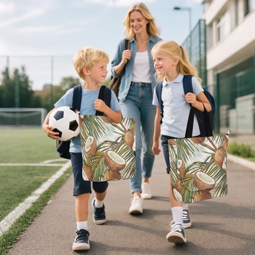 Bolsa de hombro impermeable con prácticos bolsillos para libros 6