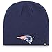 NFL New England Patriots '47 Beanie Knit Hat, Light Navy, One Size
