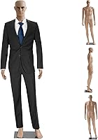 Vista 36 de BLKMTY Maniquí femenino de 69 pulgadas con forma de vestido de cuerpo completo, modelo de ropa, maniquí ajustable, maniquí desmontable realista