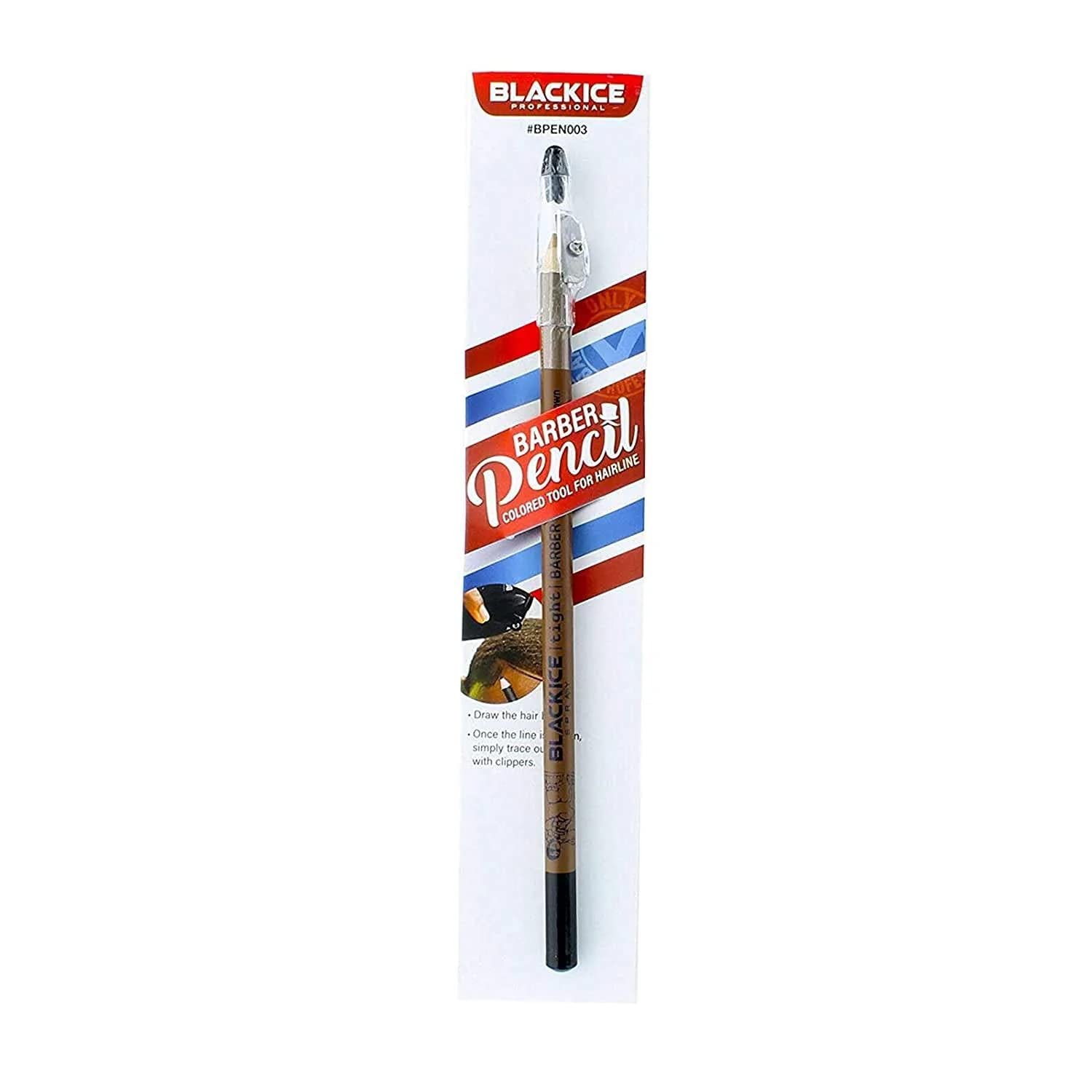 Black Ice Spray Barber Pencil (Tan)