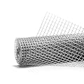 Fencer Wire 19 Gauge Hot-Dipped Galvanized Hardware Cloth with Mesh Size 1/2" x 1/2" for Chicken Coop/Run/Cage/Pen/Vegetables Garden and Home Improvement Project (g. 3 ft. x 10 ft.)