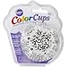 Wilton 415-2352 36 Count Baking Cup, Standard, Damask, Black/White