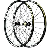 Schnellspannrad, Vorderrad 100 mm, Hinterrad 135 mm. 24 Löcher. Gewicht: F: 800 g, R: 905 g, QR: 100 g.